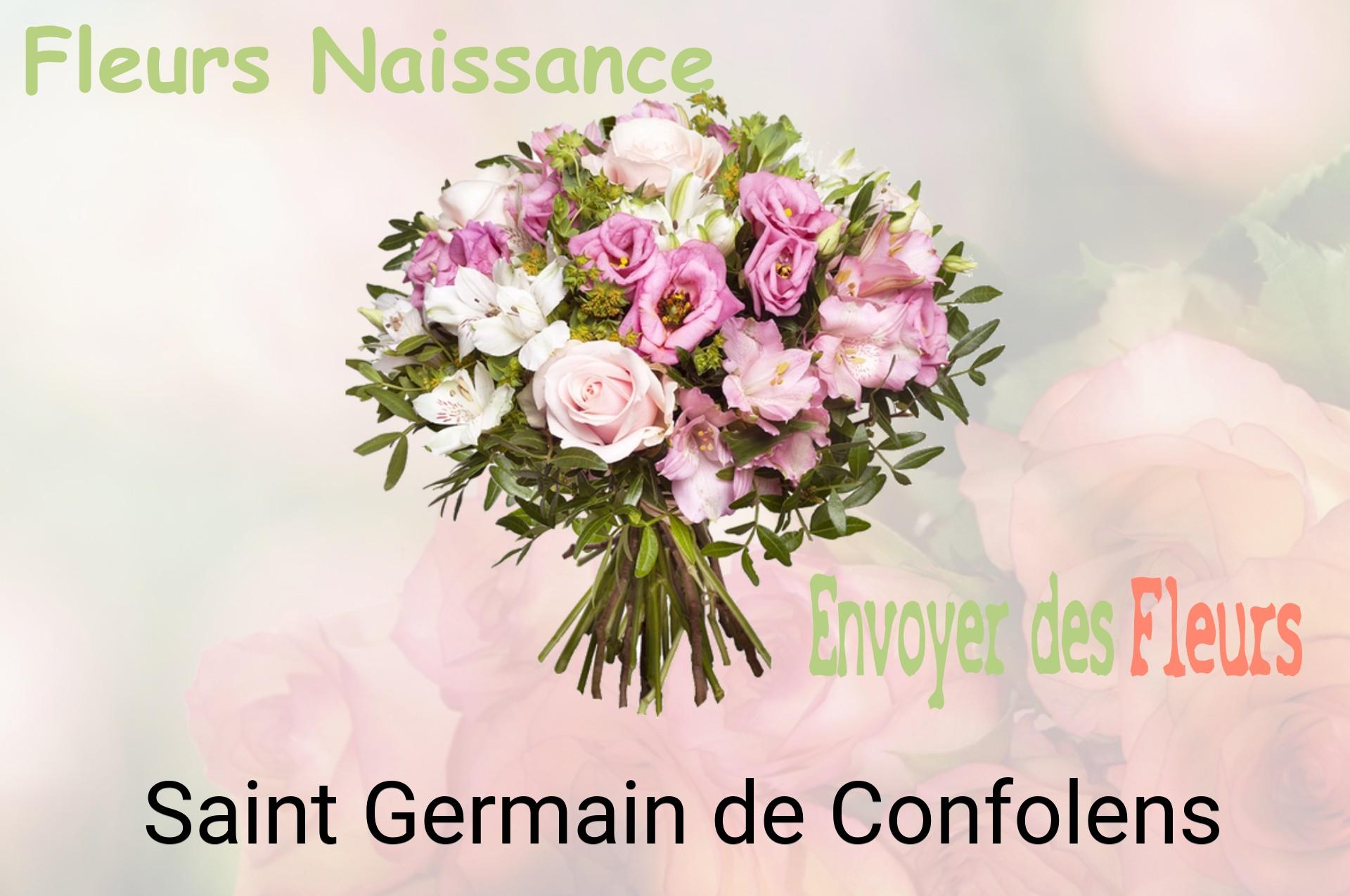 Bouquet de fleurs de naissance livré à Saint-Germain-de-Confolens